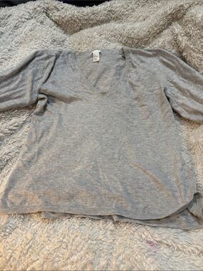 H&M Women’s Gray Heather Knit Top